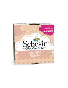 SCHESIR Gato Kitten Pollo mousse 85gr