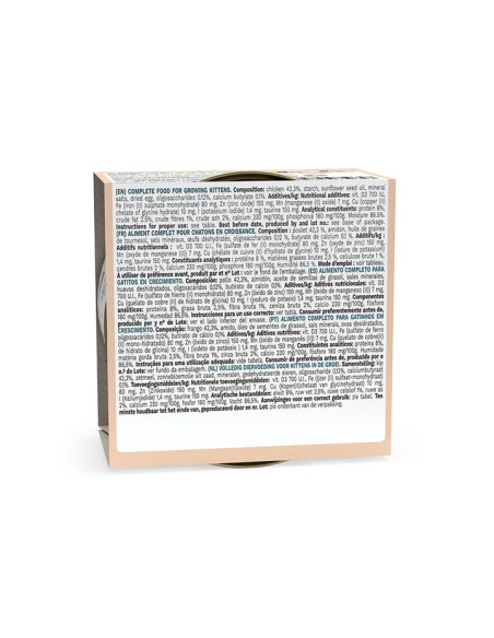 SCHESIR Gato Kitten Pollo mousse 85gr