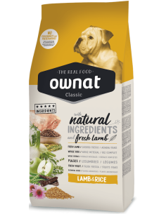 Ownat Classic Cordero y arroz 20Kg