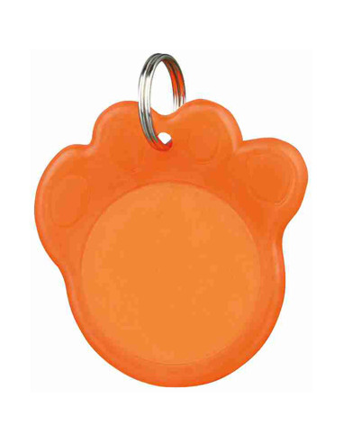 Placa Identificativa Forma Huella Fluorescente...