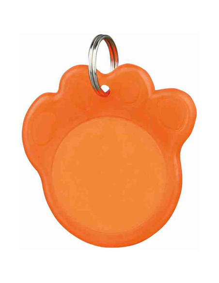 Placa Identificativa Forma Huella Fluorescente Trixie