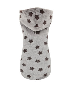 Sudadera Capucha Estrellas Marrón 50Cm