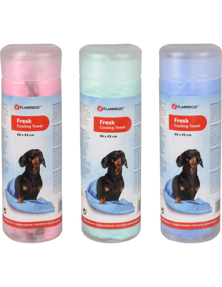 Toalla Refrescante 66x43cm Flamingo