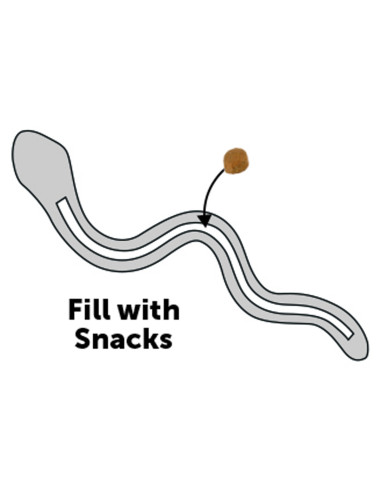 TPR serpiente verde 42cm