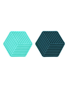 Tapete para lamer Leki Surtido Azul/Verde