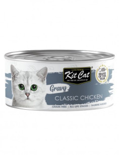 Kit Cat Lata Gravy - Pollo Classic 70g