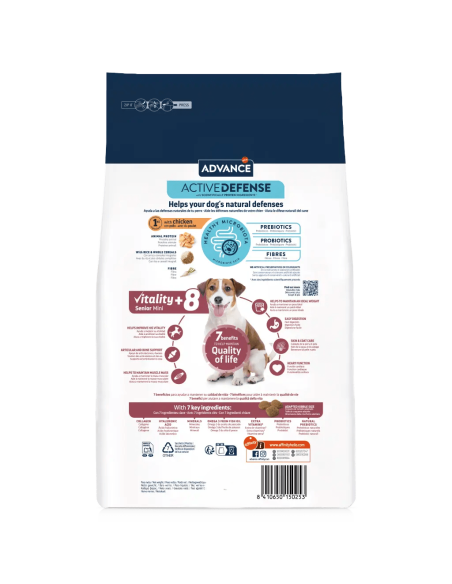 Advance Senior Mini Pollo Arroz 3Kg