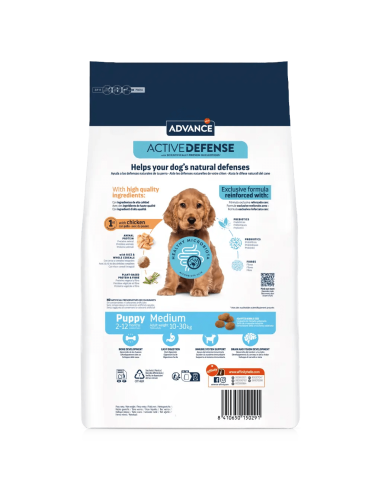 Advance Puppy Protect Medium Pollo Arroz 3Kg