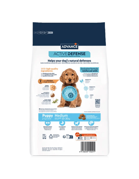 Advance Puppy Protect Medium Pollo Arroz 3Kg