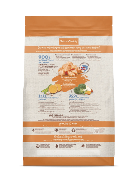 Nature's Variety Gato Selected Stz Nrw Salmón 3Kg