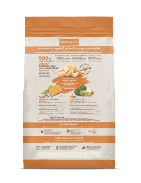 Nature's Variety Gato Selected Stz FR Pollo 3Kg