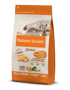 Nature's Variety Gato Selected Kitten FR Pollo 1,25Kg