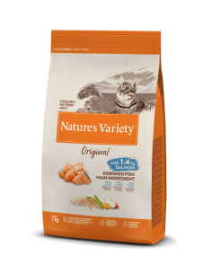 Nature's Variety Gato Original Stz Salmón 7Kg