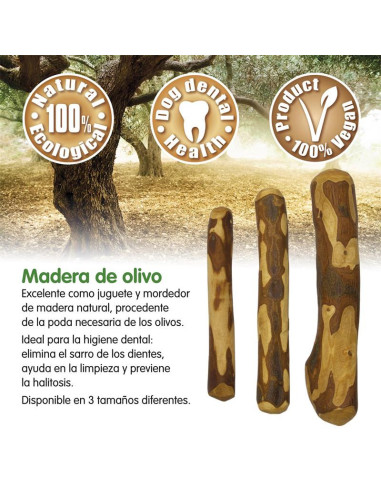 Madera de olivo - Mordedor para perros