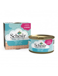SCHESIR Gato Kitten Atún mousse 85gr