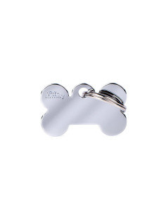 Placa MyFamily Basic Hueso latón cromado grande