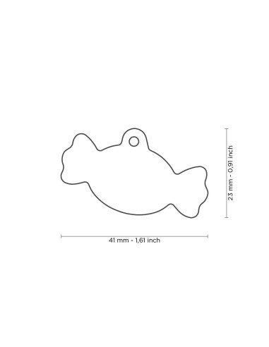 Placa MyFamily Food Caramelo