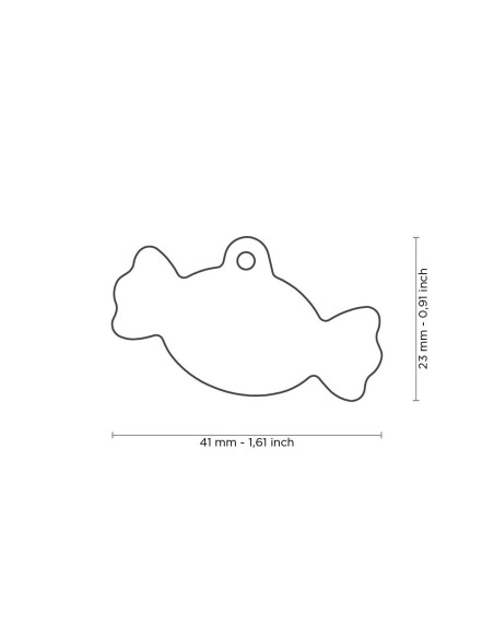 Placa MyFamily Food Caramelo