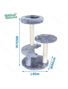 Arbol para gatos Gris