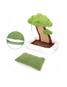 Cama para gatos con forma de arbol 2