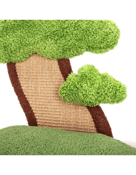 Cama para gatos con forma de arbol