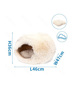 Cueva de felpa para gatos 2