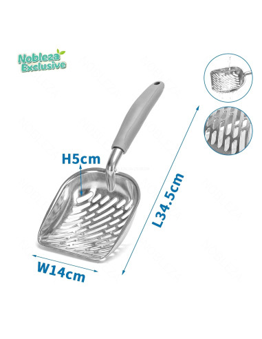 Pala de aluminio para areneros