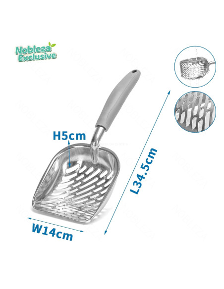 Pala de aluminio para areneros