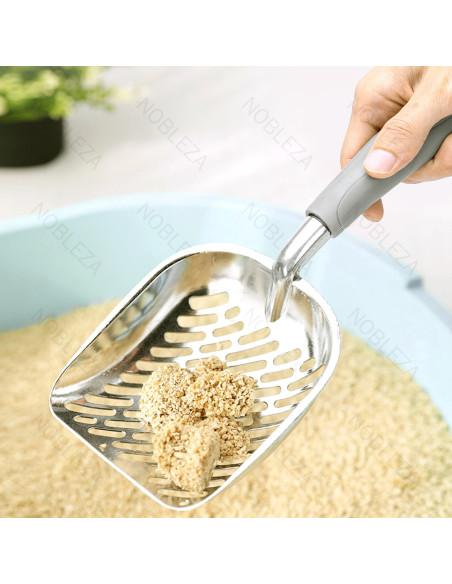 Pala de aluminio para areneros