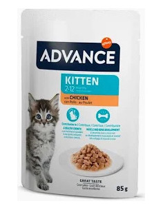 Advance Gato Húmedo Kitten Chicken 85gr