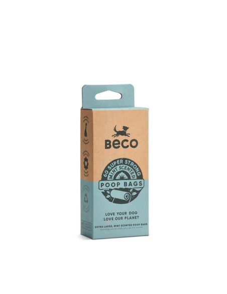 Becobags Mint 8 Rollos X 15 Bolsas (120 Total)