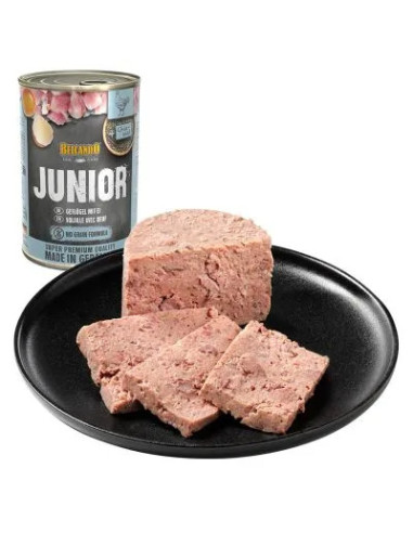 Belcando Húmeda Junior Ave con huevos 400gr