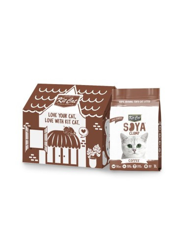 Kit Cat Arena Eco SoyaClump - Cafe 7L