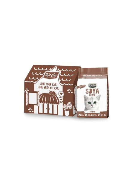 Kit Cat Arena Eco SoyaClump - Cafe 7L