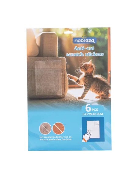 Cinta antiarañazos de gato 6ud