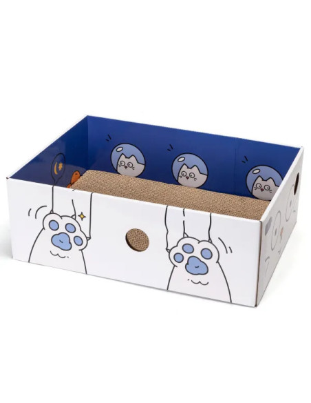 Rascador plegable para gatos