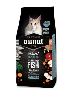 Ownat Ultra Cat Mature Stz Pescado 1,5Kg