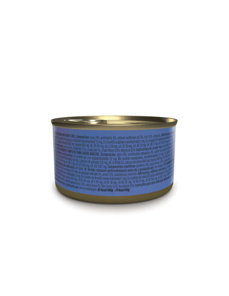 SCHESIR Gato Atún con anchovetas pequeñas en gelatina 85gr