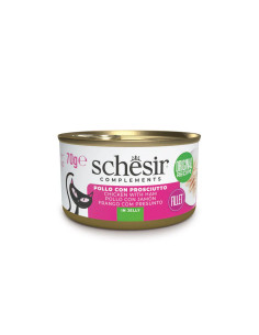 SCHESIR Gato Pollo con jamón en gelatina 85gr