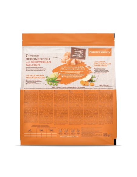 Nature's Variety Perro NG Adulto Mini Salmón  0,6Kg