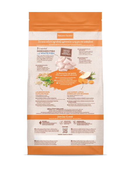 Nature's Variety Perro Healthy Grains Adulto Mini White Fish3Kg