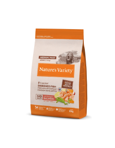 Nature's Variety Perro NG Adulto Mediano Salmón 10Kg