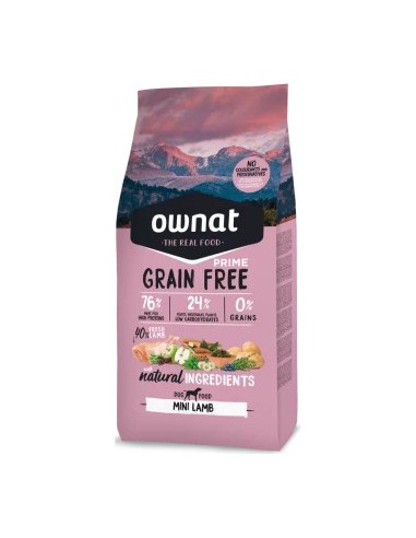 Ownat GF Prime Mini Adulto Cordero 1Kg