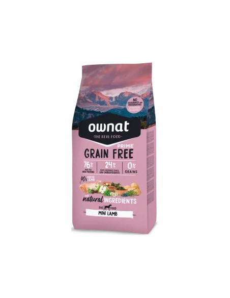 Ownat GF Prime Mini Adulto Cordero 1Kg