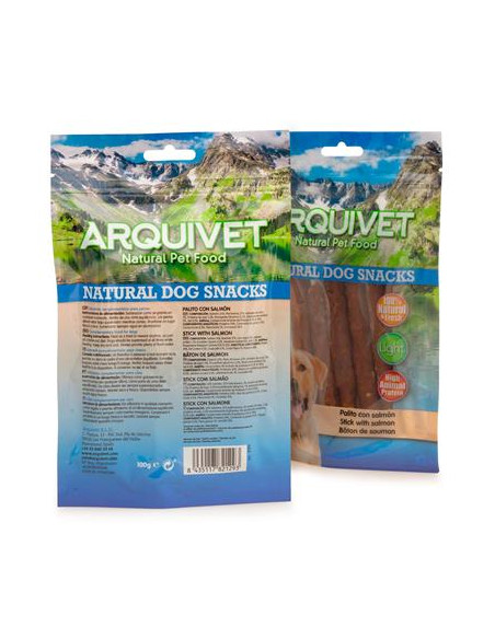 Palito con Salmon 100gr 13cm Arquivet