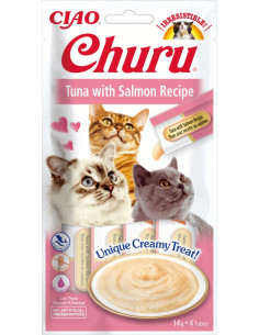 Churu Crema atun salmon 4x14gr