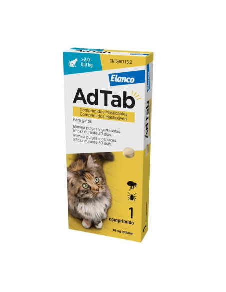 AdTab gato 48mg 2-8Kg 1comp