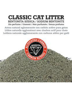 Arena clasica Bentonita-Carbón Activo 5 Kgrs 2