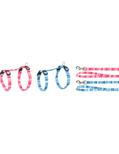 Arnes para gatos c/correa Alfry Flamingo